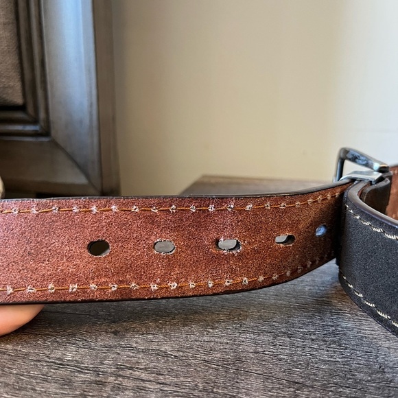 Diesel Dark Brown Leather Belt - Picture 5 of 9